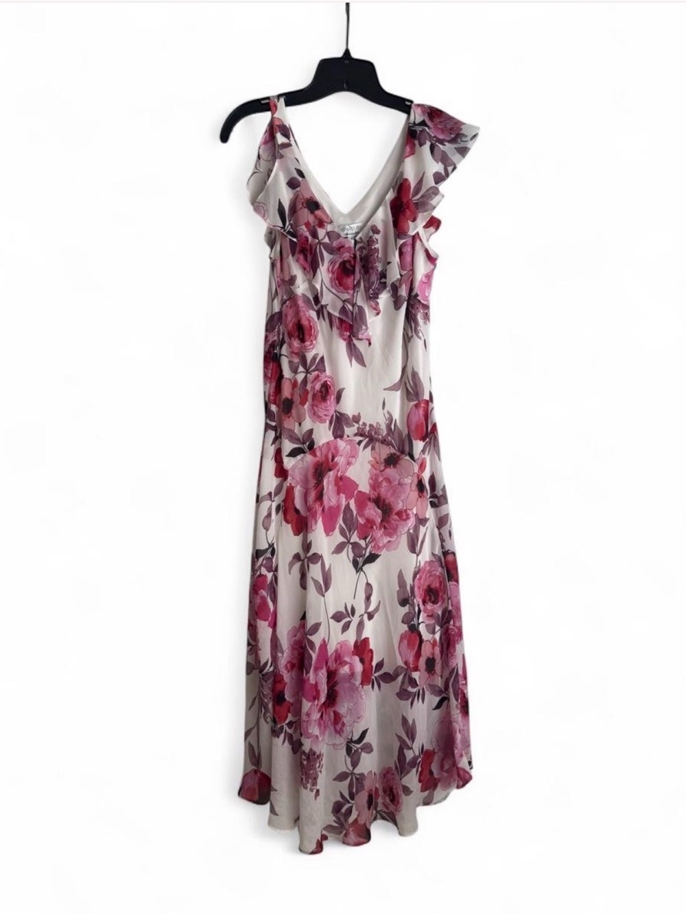Robbie Bee Floral Chiffon Dress Size 10 - Picture 4 of 7